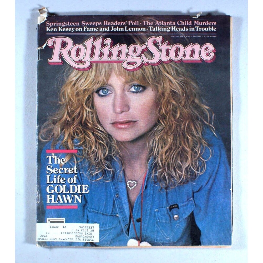 Rolling Stone Magazine No.338 • Goldie Hawn • March 1991 • John Lennon Passing